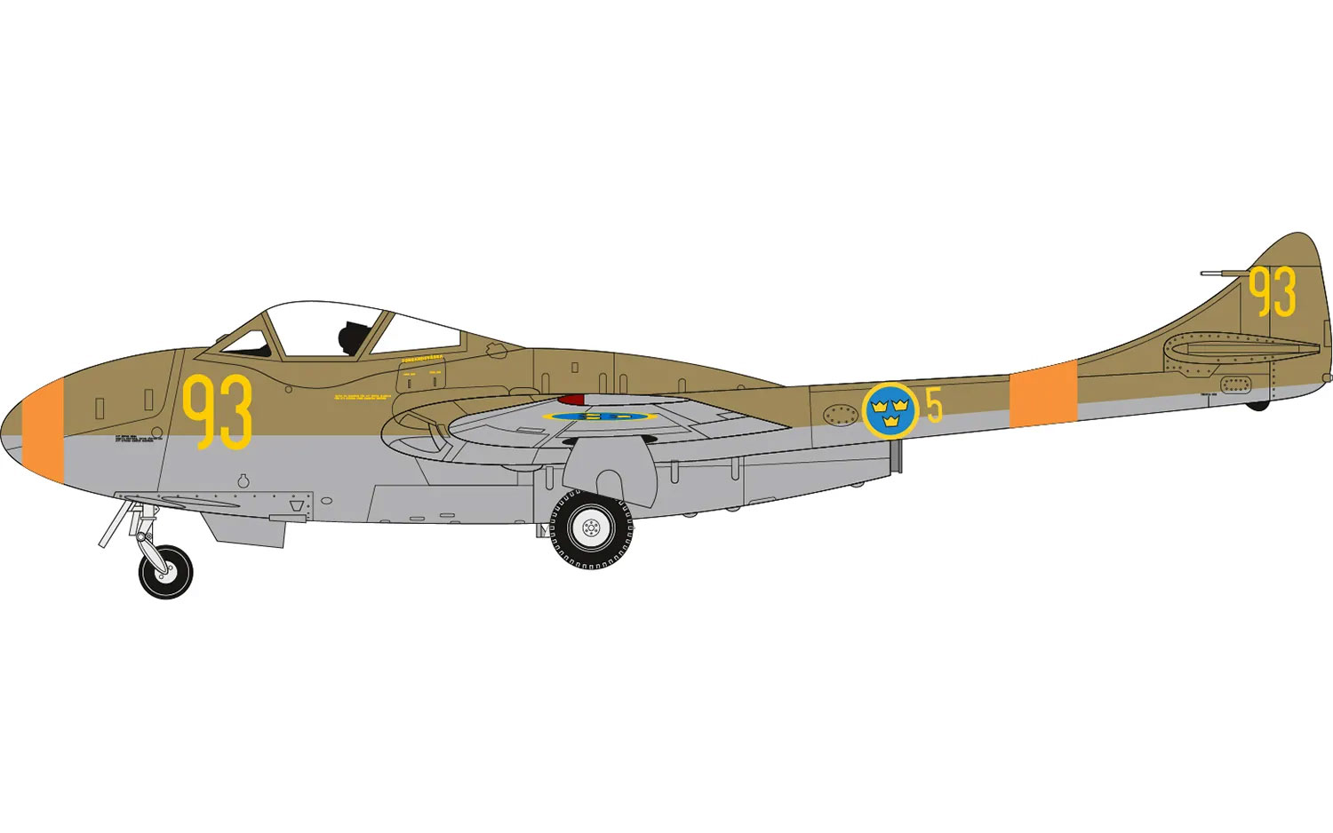 Airfix 1/72 Swedish Air Force 100th Anniversary Set # 40004