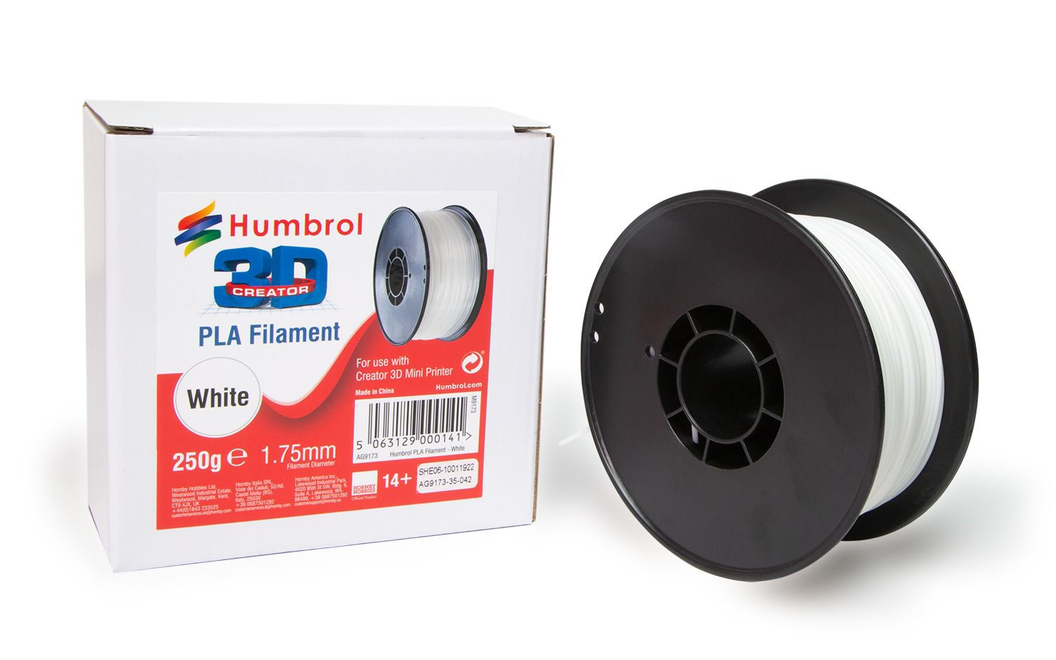 Humbrol PLA Filament (White) # 9173