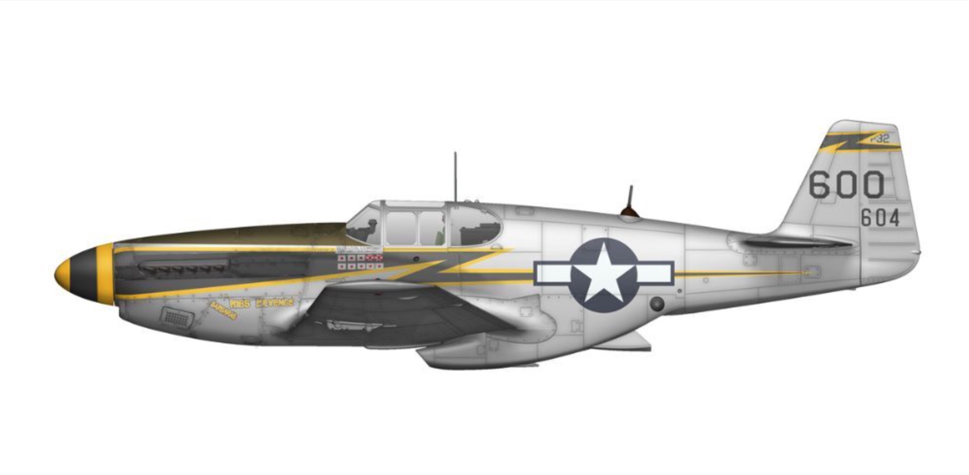 Arma Hobby 1/72 North-American F-6C Mustang # 70068