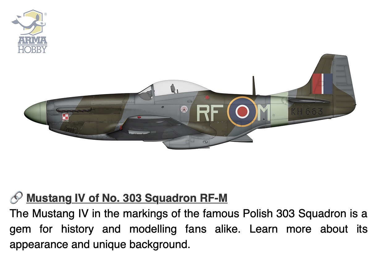 Arma Hobby 1/72 North-American P-51D Mustang # 70070