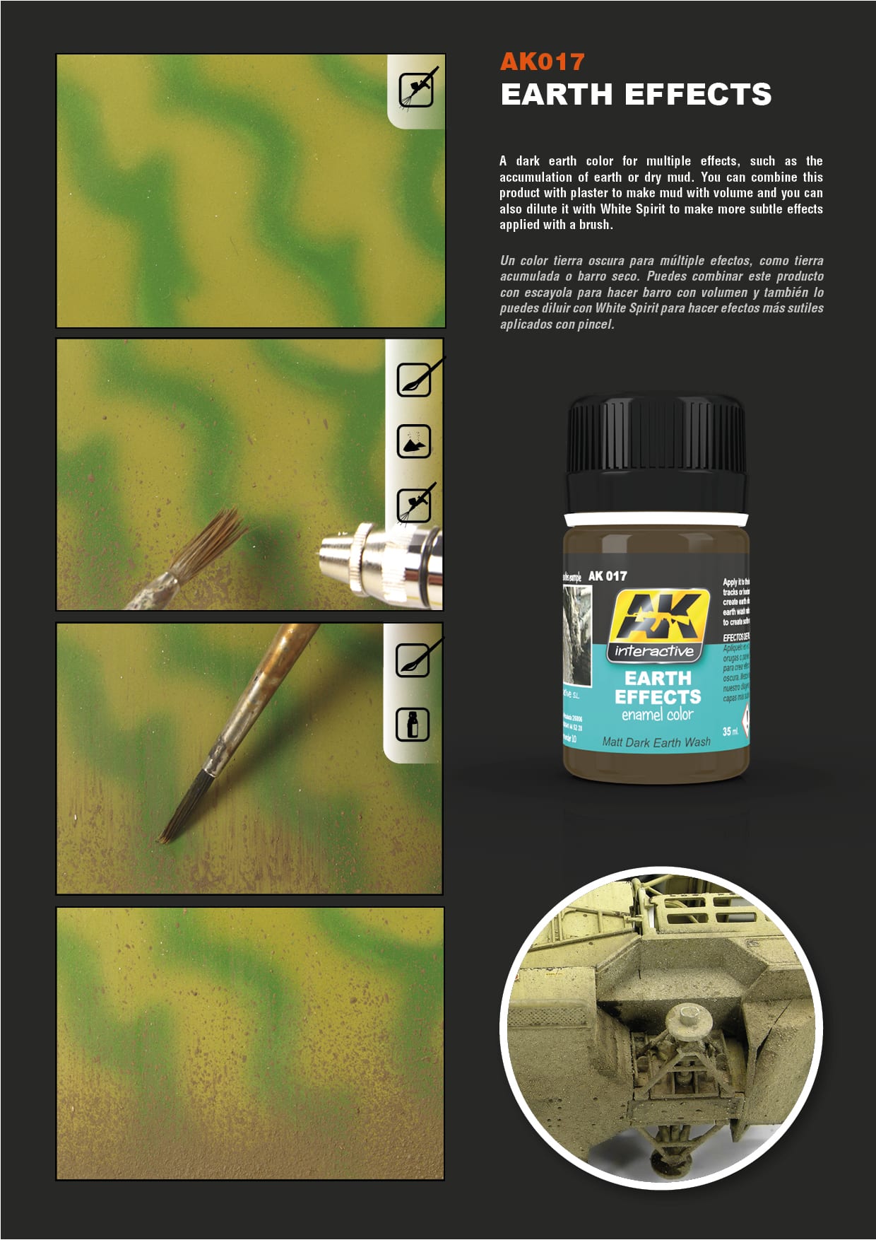AK Interactive 35ml Earth Effects # 017