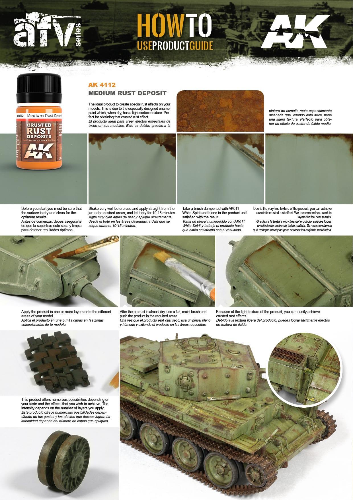 AK Interactive 35ml Medium Rust Deposit # 4112