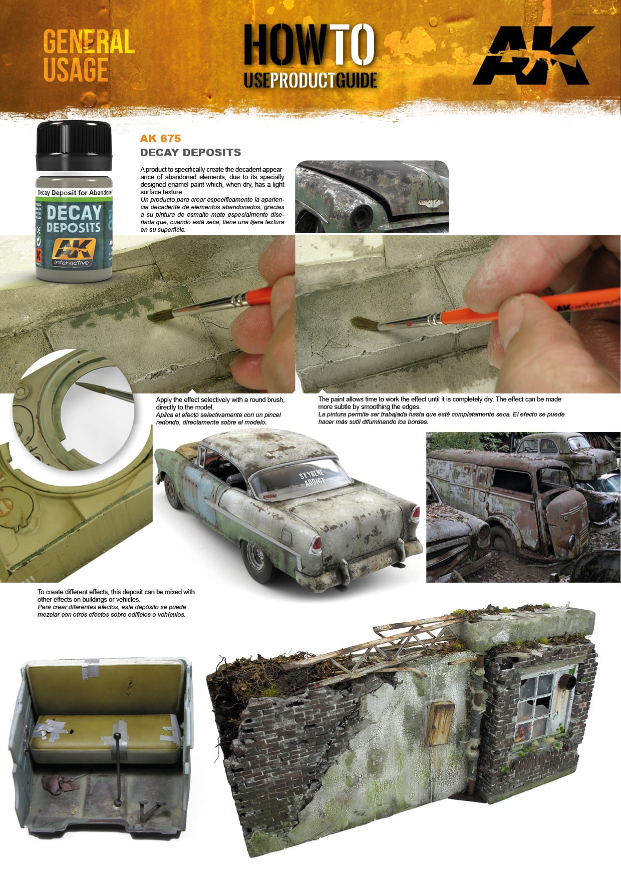 AK Interactive 35ml Decay Deposit for Abandoned Vehicles # 675