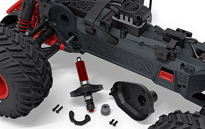 Arrma 1/10 QUAKE 223S DSC 2WD RTR SUPER TOUGH TRANSMISSION