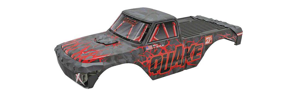 Arrma 1/10 QUAKE 223S DSC 2WD RTR MONSTER TRUCK BODY