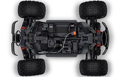RUGGED VENTILATED CHASSIS Arrma Granite Mega 665 4X4 Brushed Monster Truck RUGGED VENTILATED CHASSIS