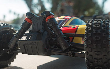 Arrma Typhon Mega 665 4X4 Brushed Buggy ADJUSTABLE SUSPENSION