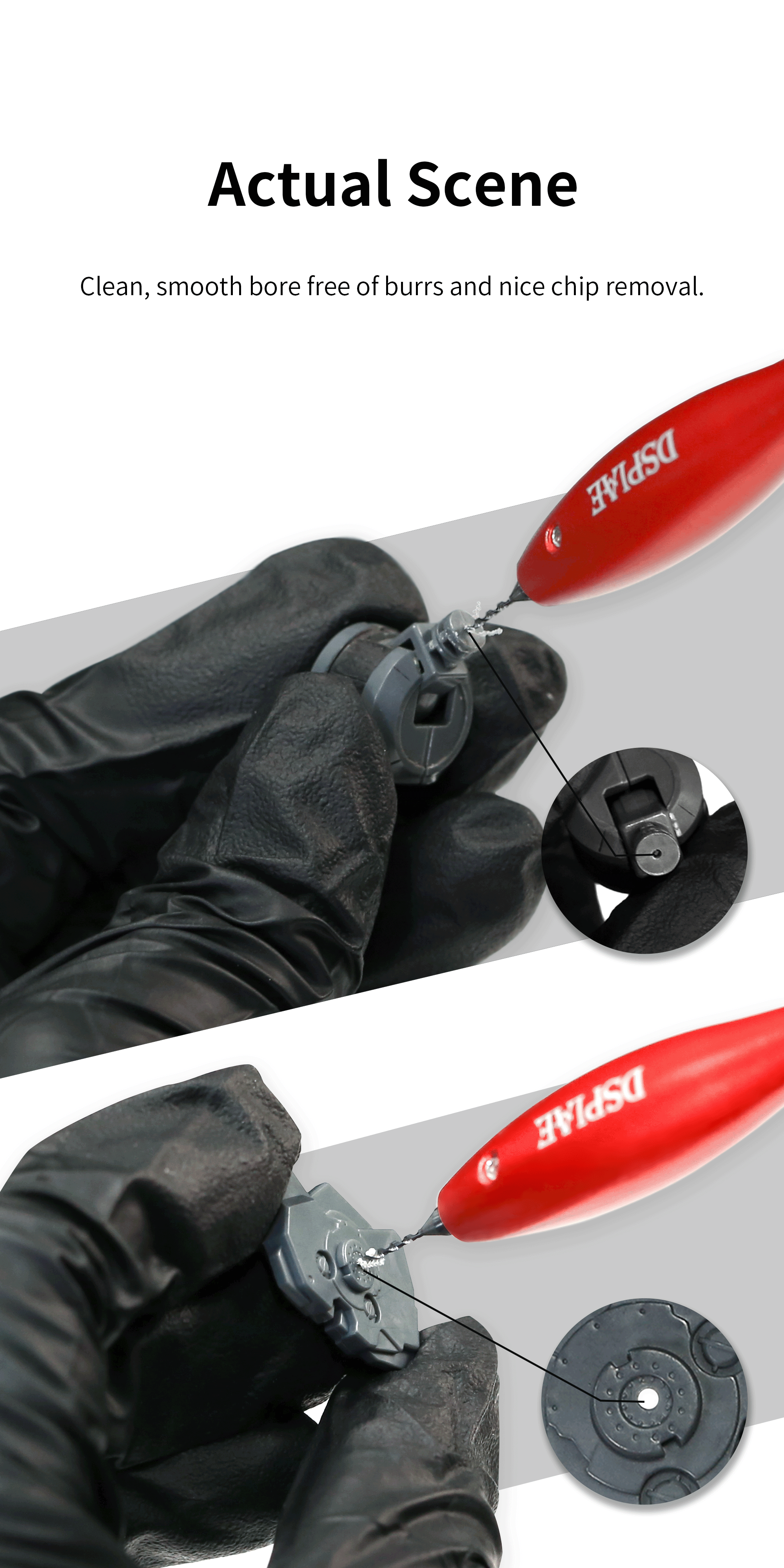 Dspiae Aluminum Alloy Hand Drill # AT-HD