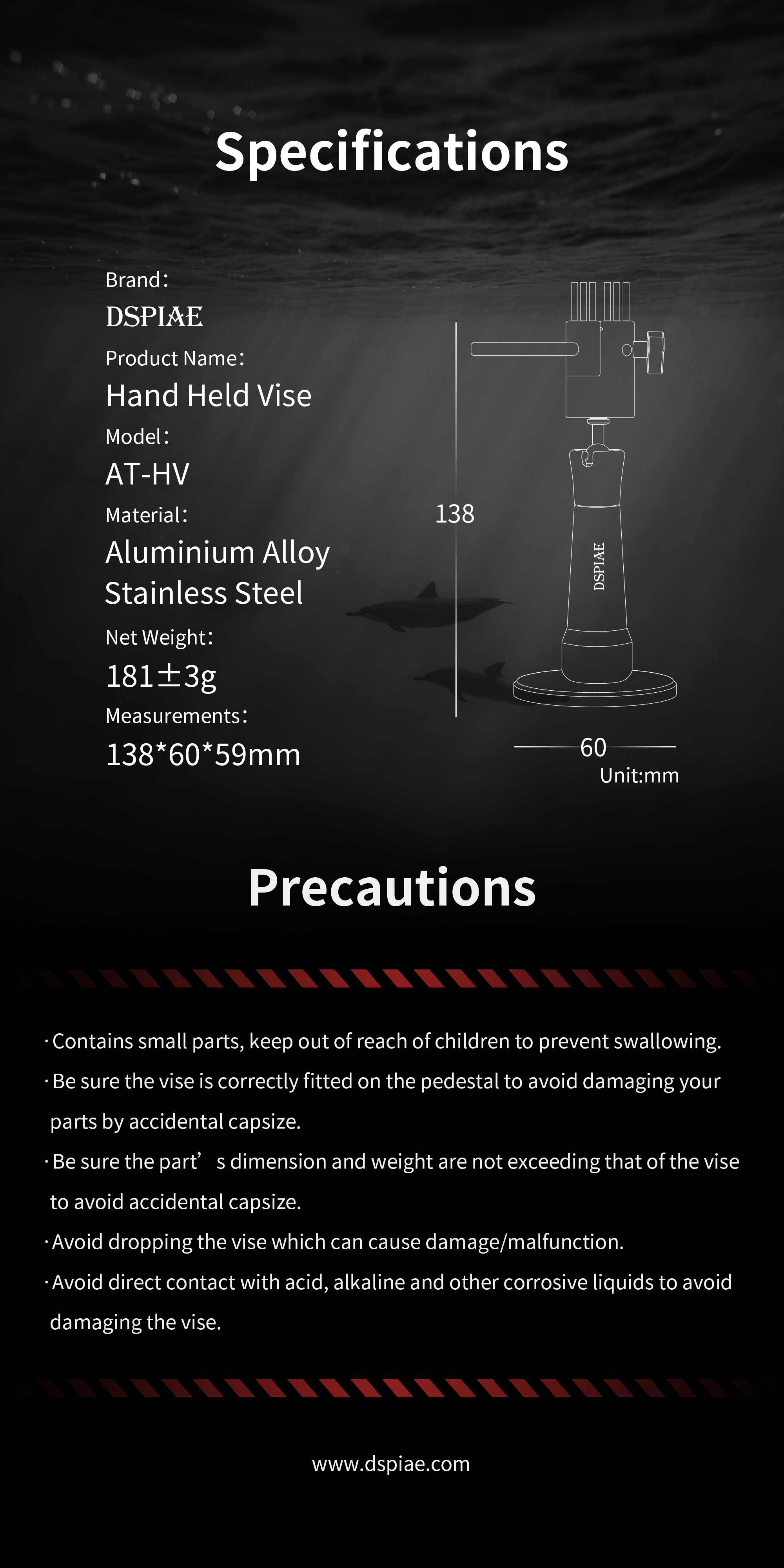 Dspiae Hand-Held Mini Vise # AT-HV