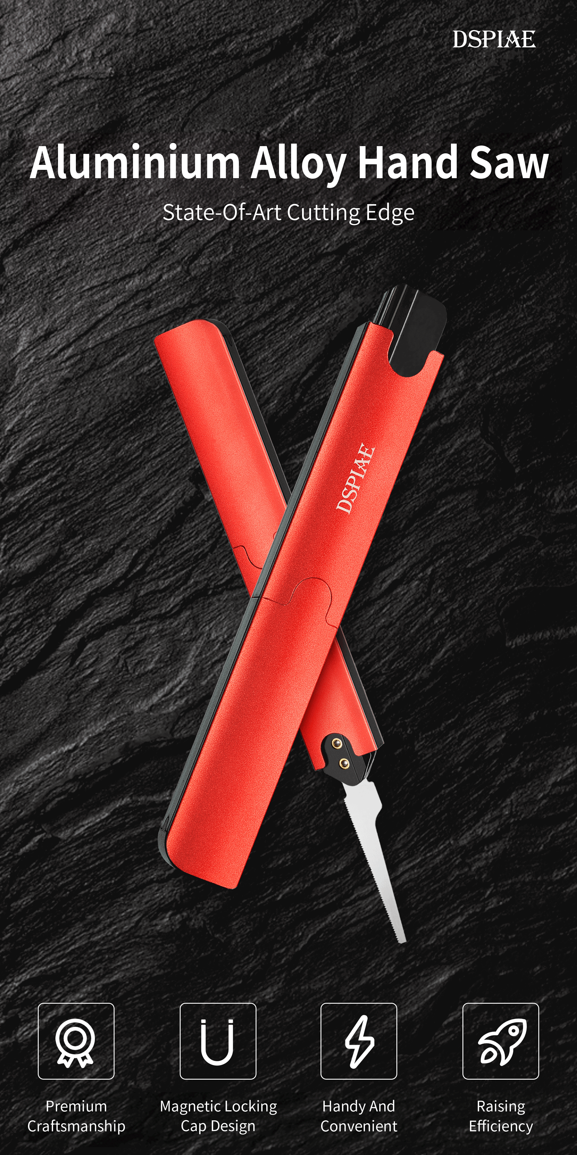 Dspiae Aluminium Alloy Hand Saw # AT-HW