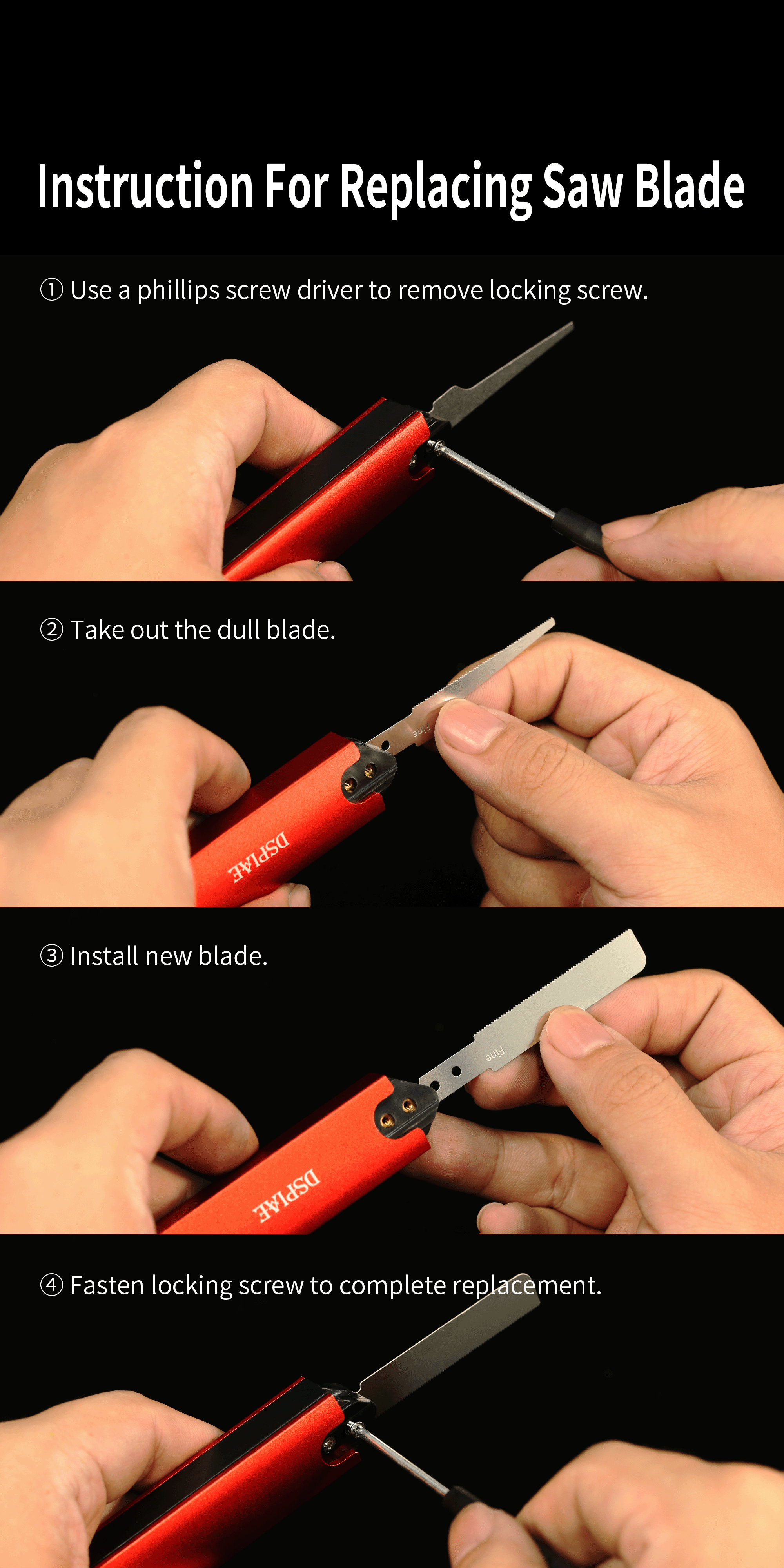 Dspiae Aluminium Alloy Hand Saw # AT-HW