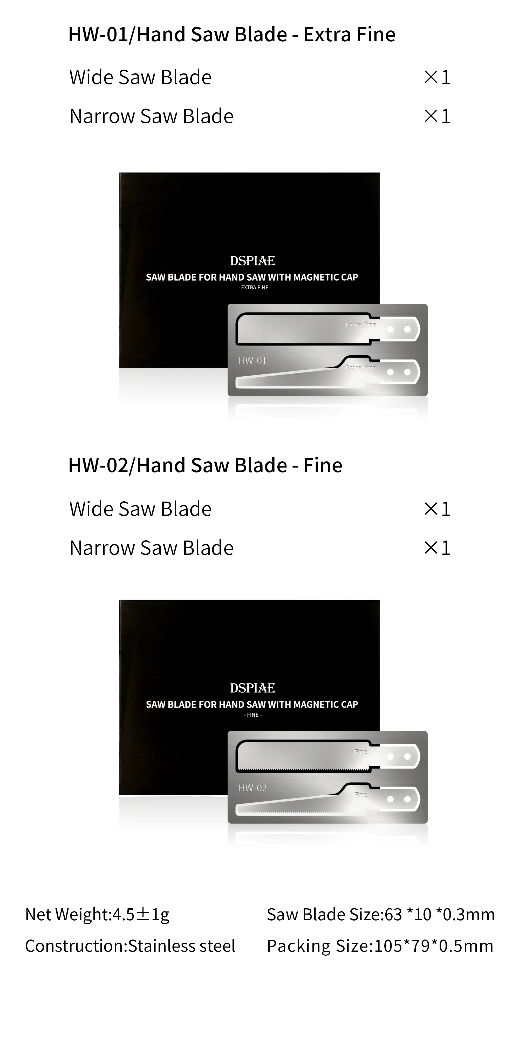 Dspiae Aluminium Alloy Hand Saw # AT-HW