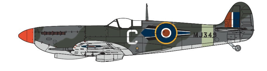 Airfix 1/24 Supermarine Spitfire Mk.IXc - Flying Dray # 17001A