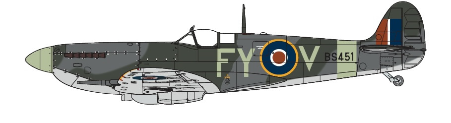 Airfix 1/24 Supermarine Spitfire Mk.IXc - Flying Dray # 17001A