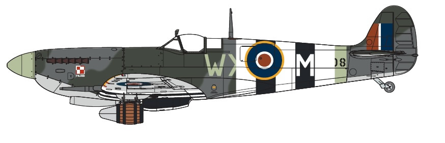 Airfix 1/24 Supermarine Spitfire Mk.IXc - Flying Dray # 17001A