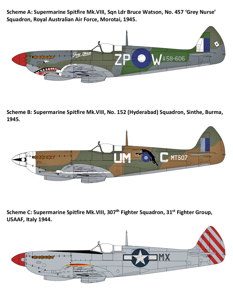 Airfix 1/24 Supermarine Spitfire Mk.VIII # 17002