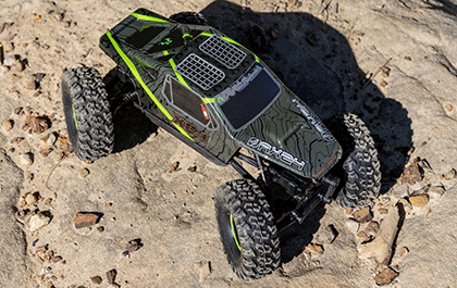 Axial 1/24 AX24 XC-1 4WS Crawler Brushed RTR, Green # 00003T1