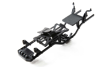 Axial SCX24 Ford Bronco Red STEEL C-CHANNEL CHASSIS FRAME RAILS