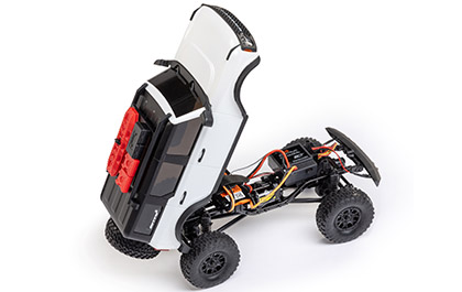 Axial SCX24 Ford Bronco NEW BODY MOUNT SYSTEM same but in Red