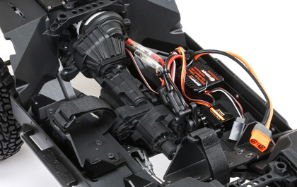 Axial 1/10 SCX10 III Jeep CJ-7 4WD Brushed RTR, Red # 03008T1