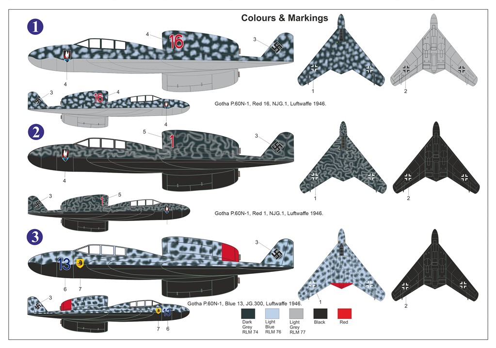 AZ Model 1/72 Gotha P.60 New Tool # 7892