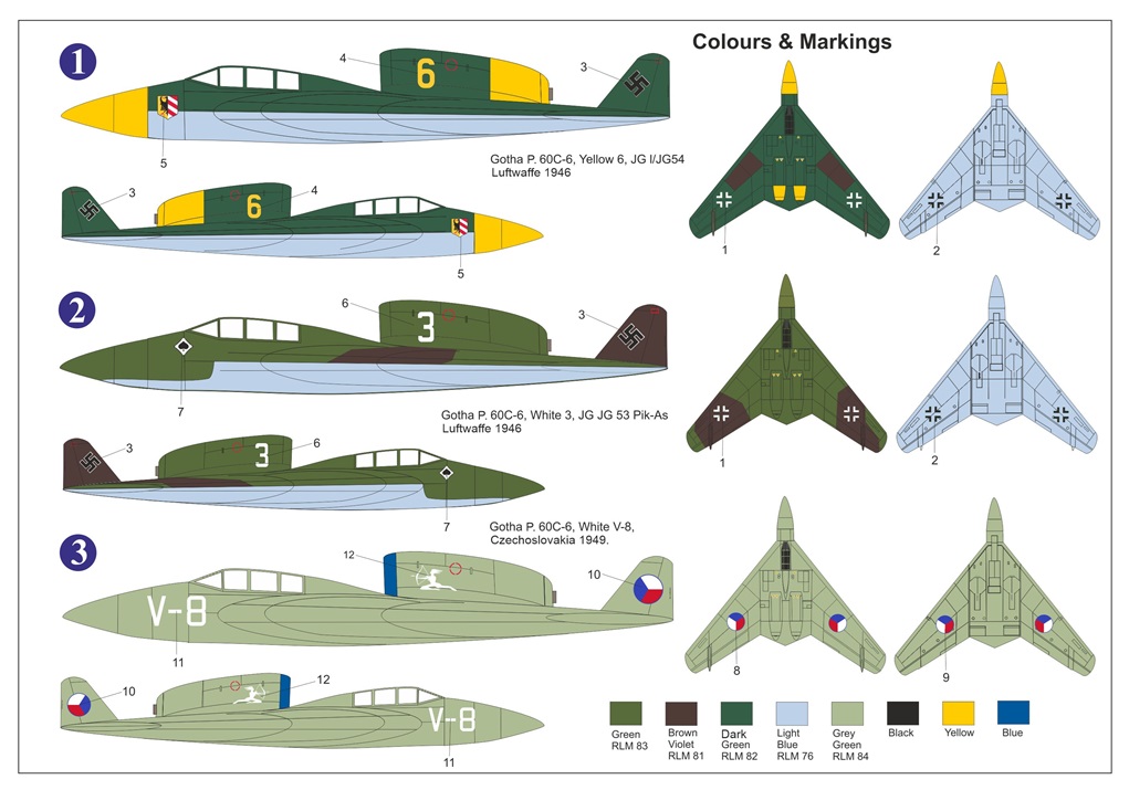AZ Model 1/72 Gotha P.60C.6 New Tool # 7894