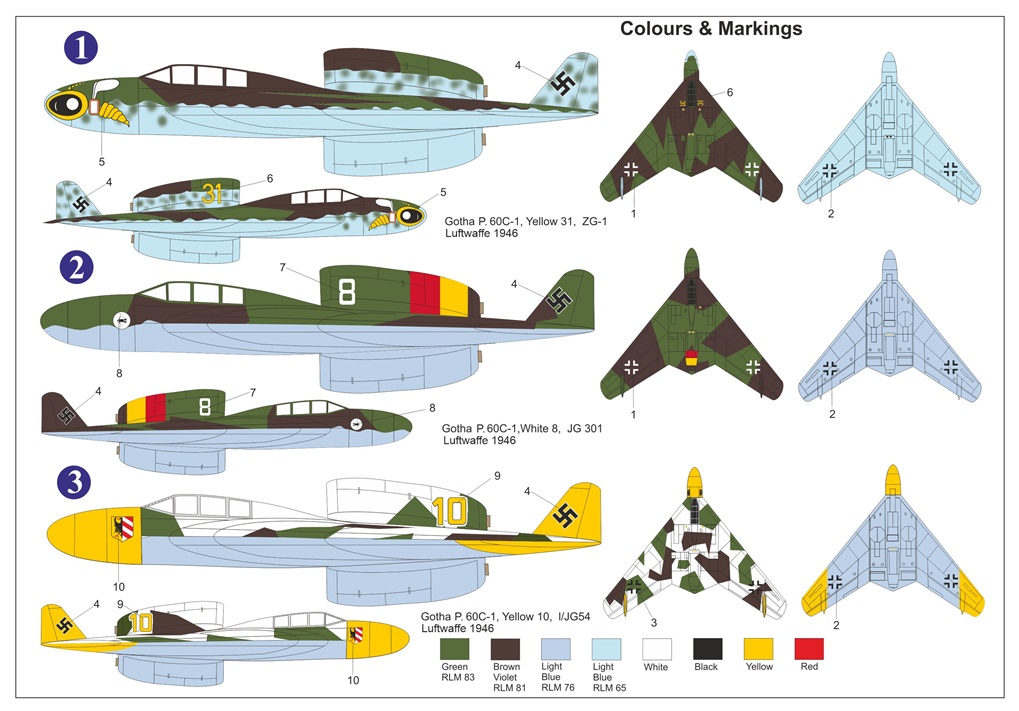 AZ Model 1/72 Gotha P.60C-1 New Tool # 7895