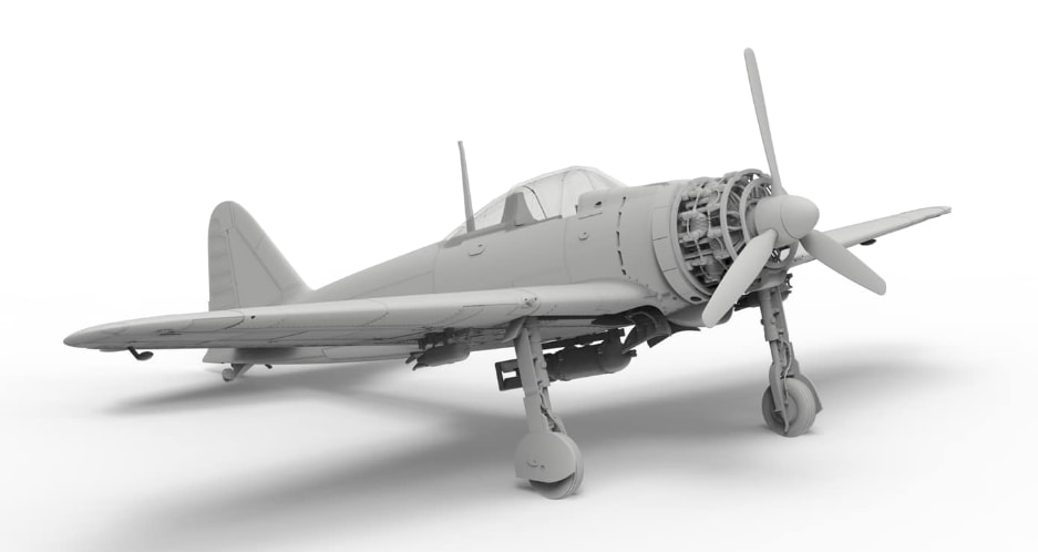 Border Models 1/35 Mitsubishi A6M2 Mitsubishi Zero # 006