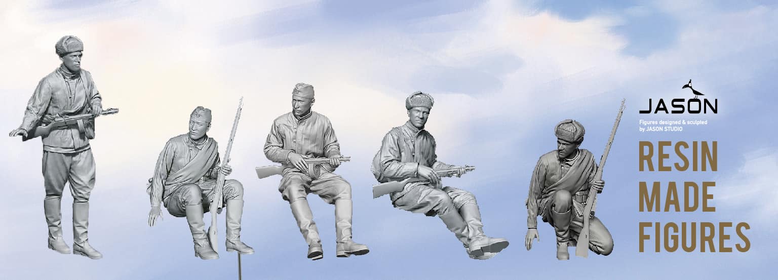 Border Model 1/35 T-34/85 Composite Turret 112 Plant with 5 Resin Figures # 027