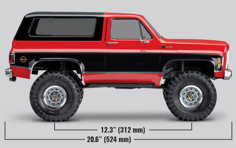TRX-4 Data Side Sizes TRX-4 Data Side Sizes
