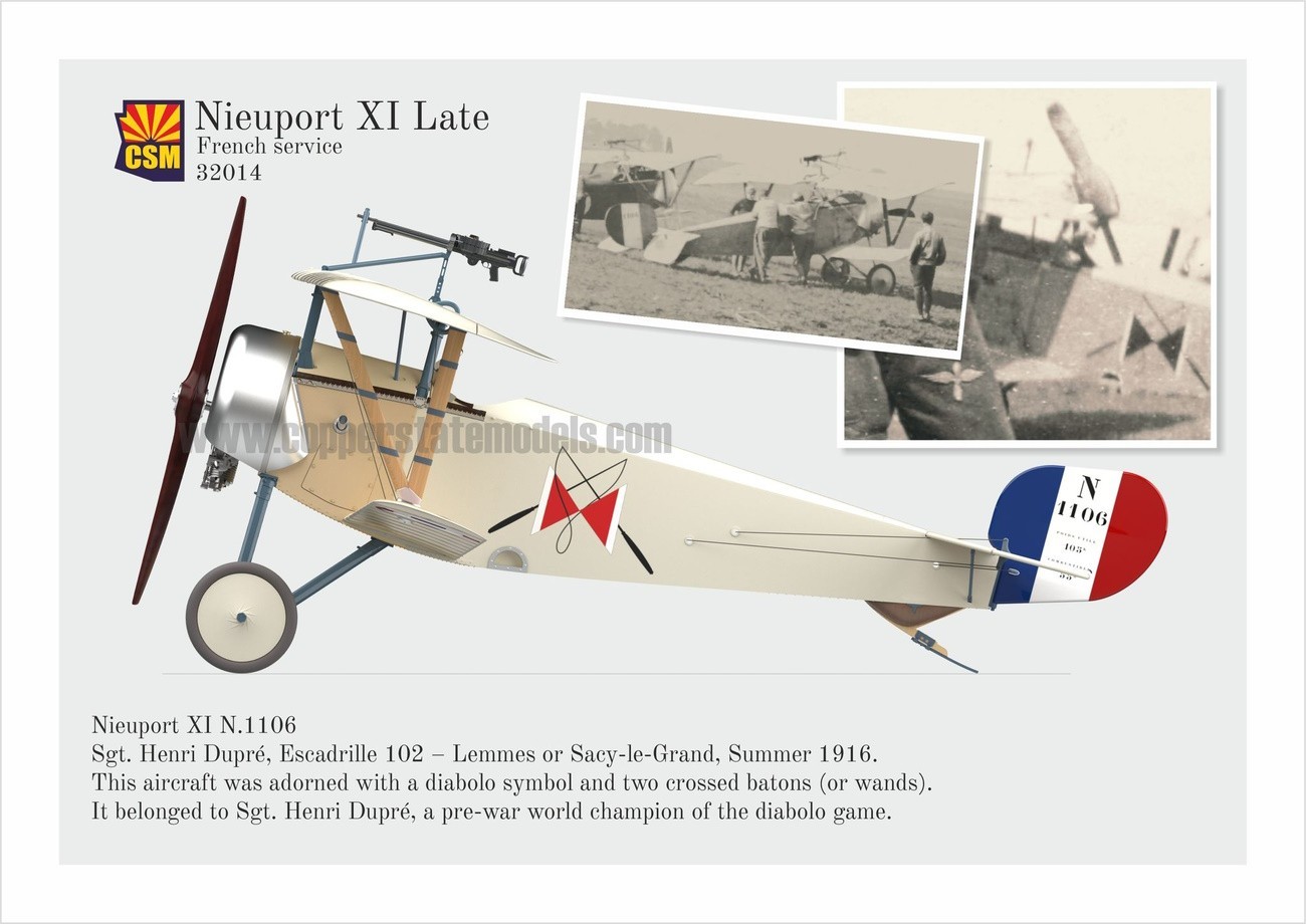 Copper State Models 1/32 Nieuport XI Late Version # 32-014