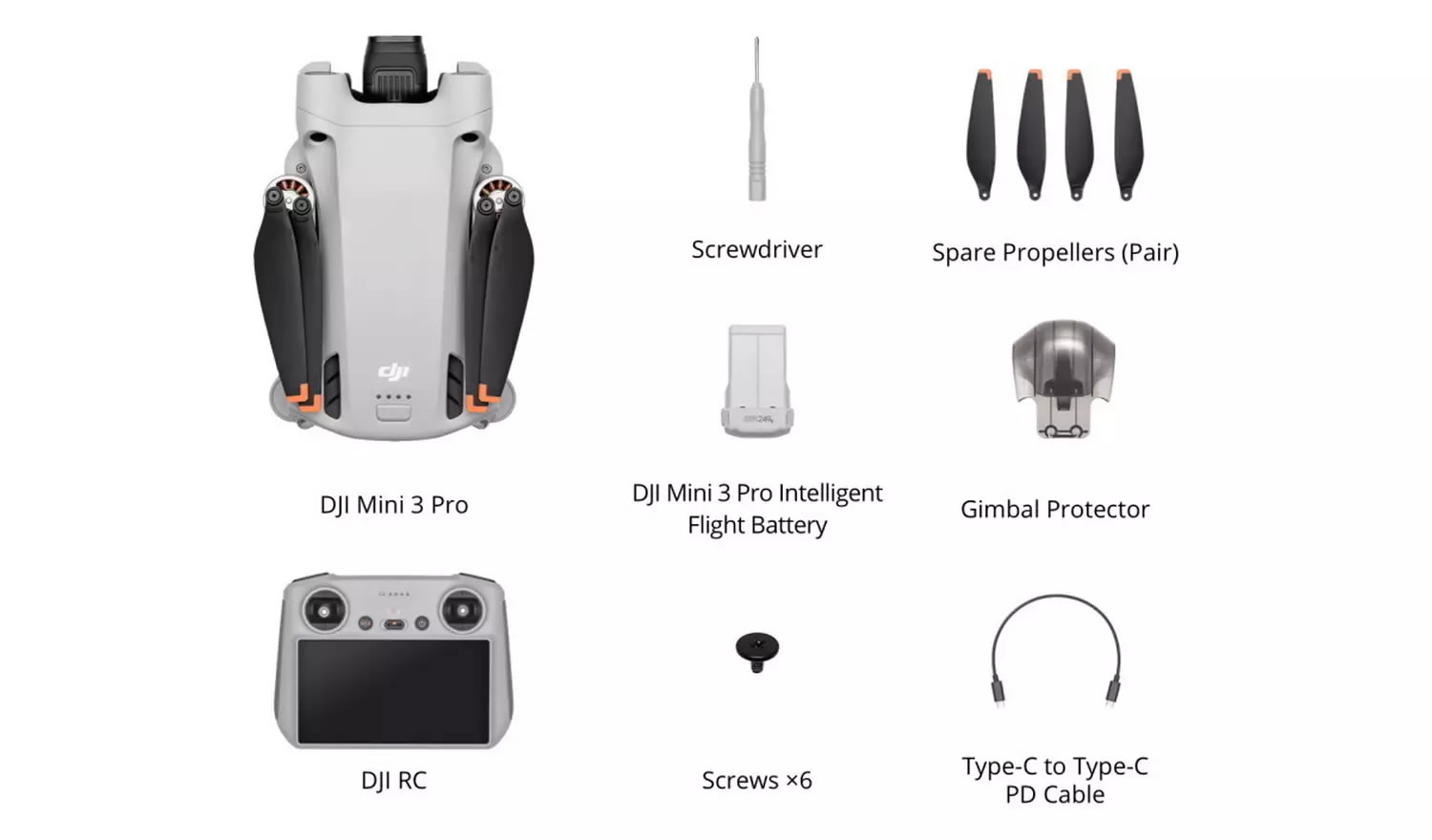 DJI Mini 3 Pro Drone With DJI RC & Screen # 2027517
