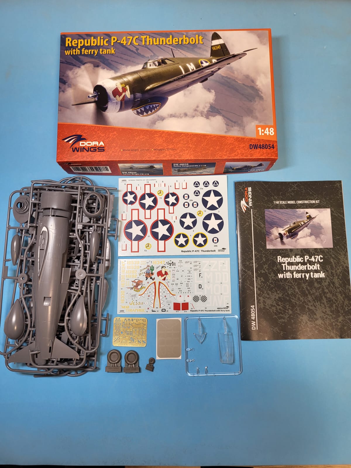 Dora Wings 1/48 Republic P-47C Thunderbolt with Ferry Tank # 48054