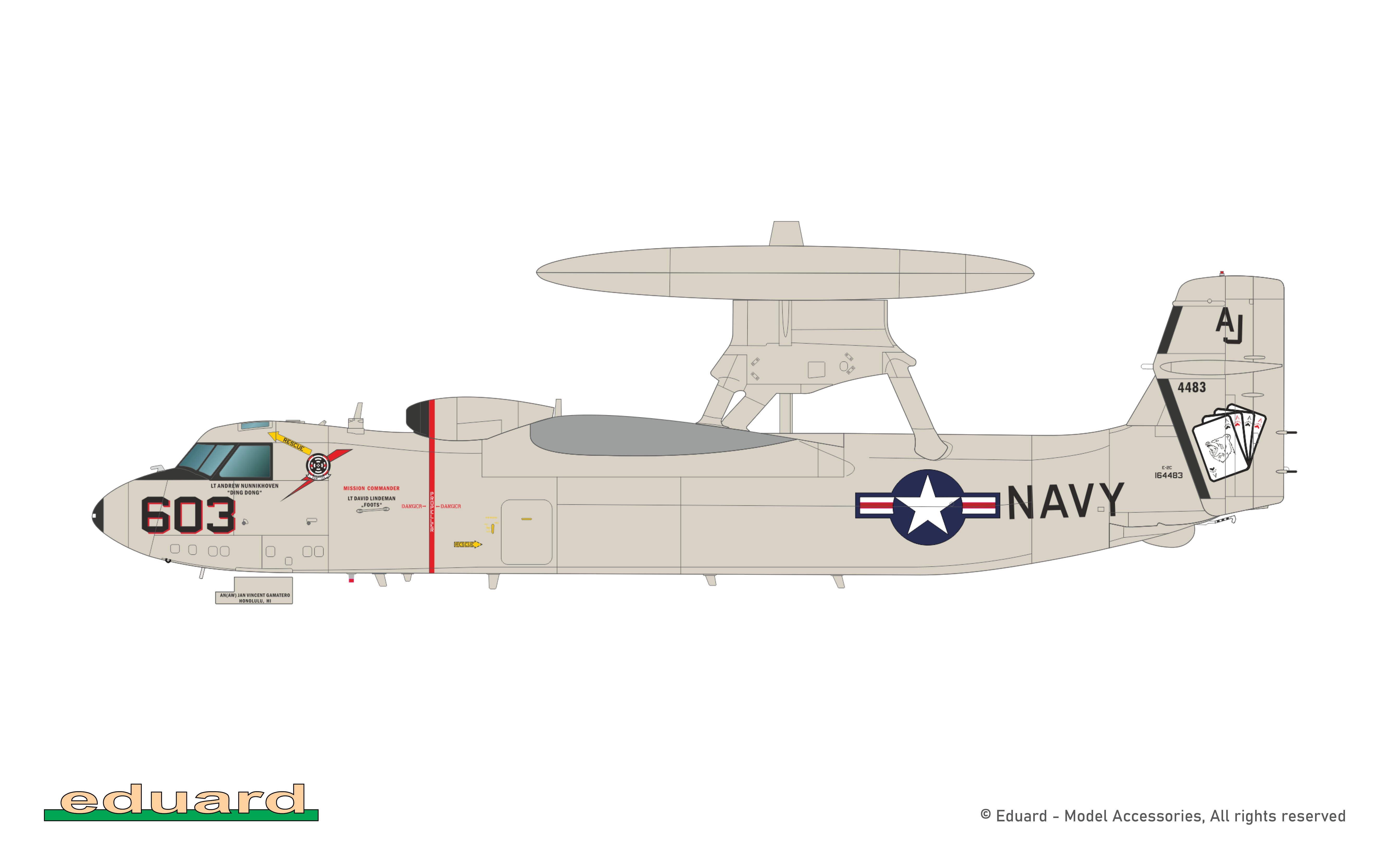 Eduard 1/48 E-2C Hawkeye Eyes of the Fleet Limited Edition # 2153