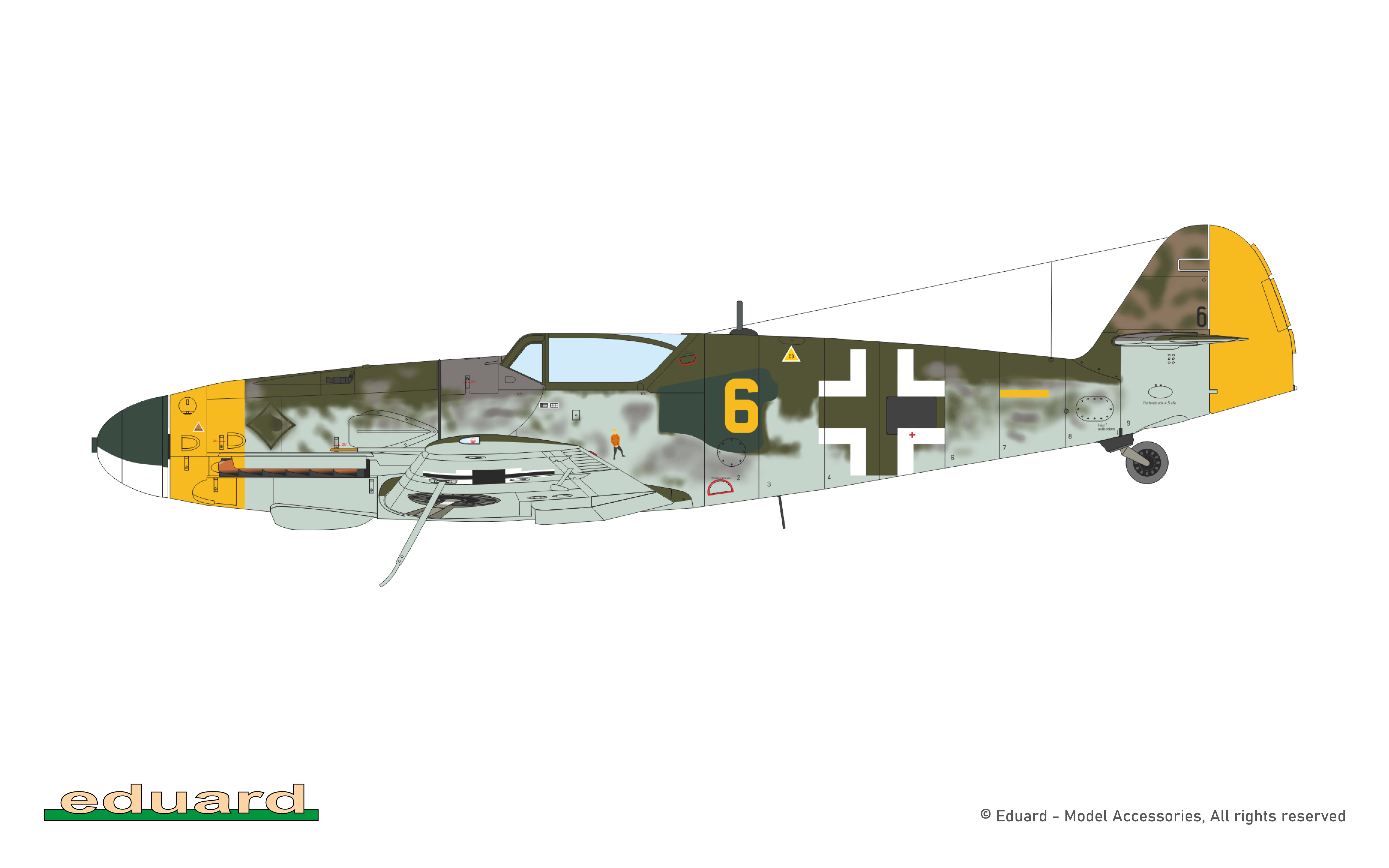 Eduard 1/72 Messerschmitt Bf-109G-10 WNF/Diana ProfiPACK Edition # 70164