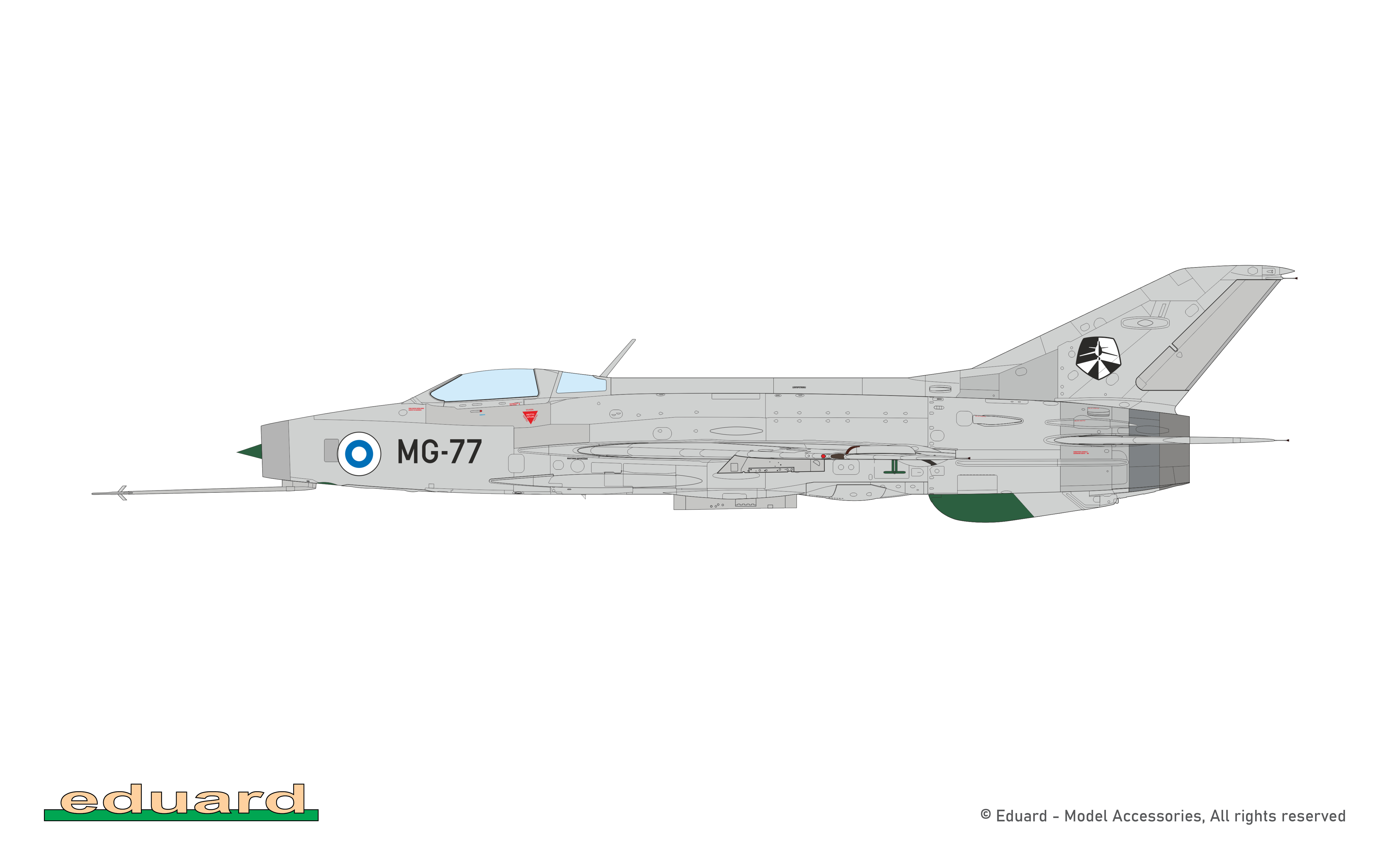Eduard 1/48 Mikoyan MiG-21F-13 ProfiPACK Edition # 82191