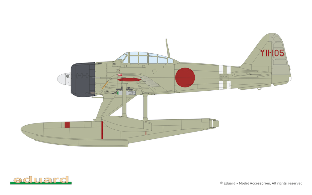 Eduard 1/48 Mitsubishi A6M2-N Rufe Weekend Edition # 84208