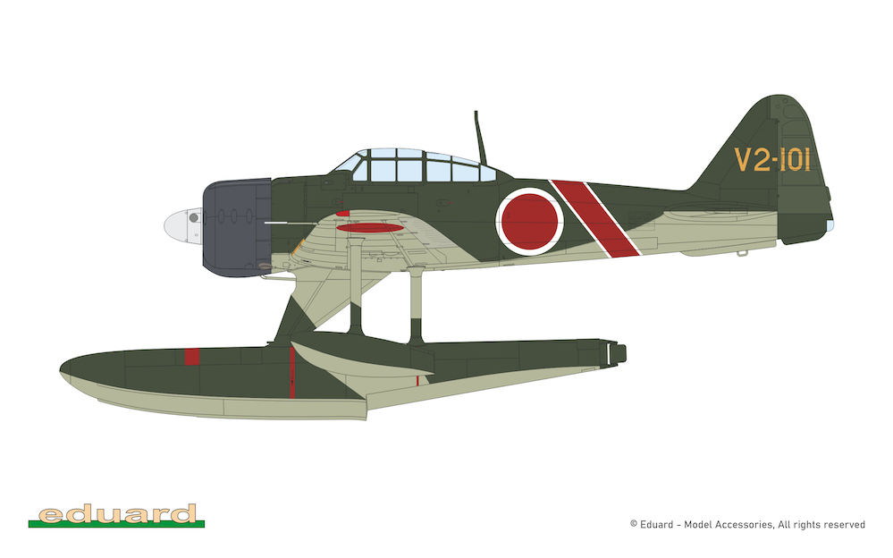 Eduard 1/48 Mitsubishi A6M2-N Rufe Weekend Edition # 84208