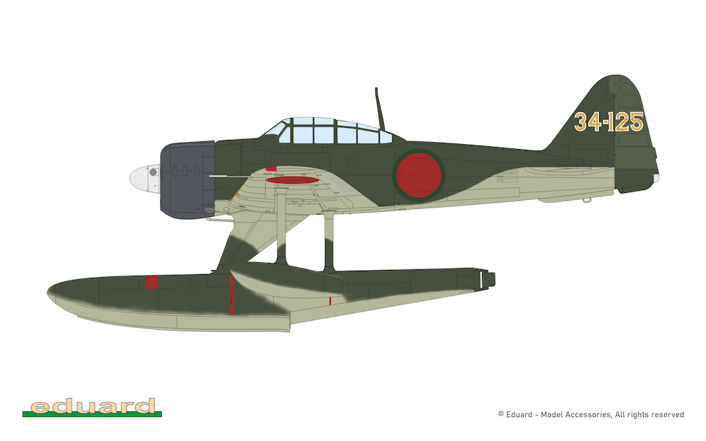 Eduard 1/48 Mitsubishi A6M2-N Rufe Weekend Edition # 84208