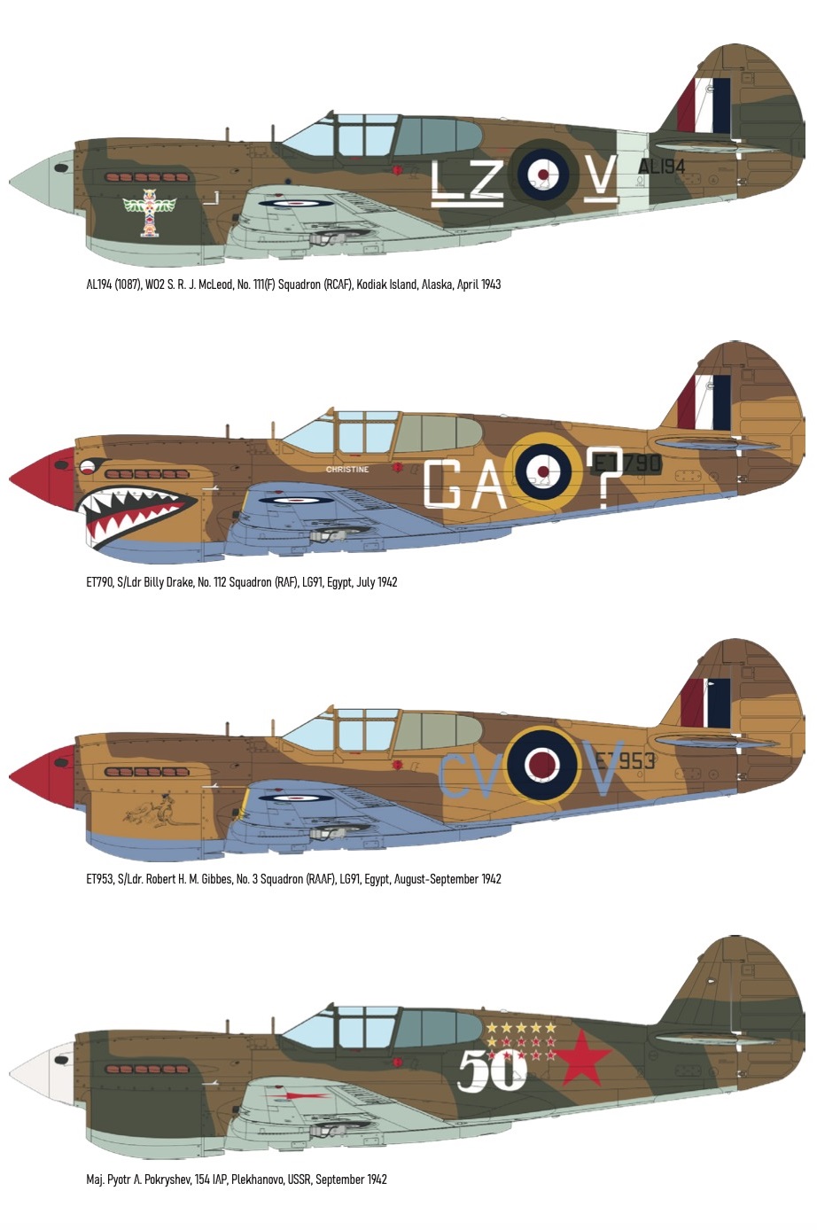 Eduard 1/48 Curtiss P-40E Warhawk 1/48 Royal Class Dual Combo # R0023