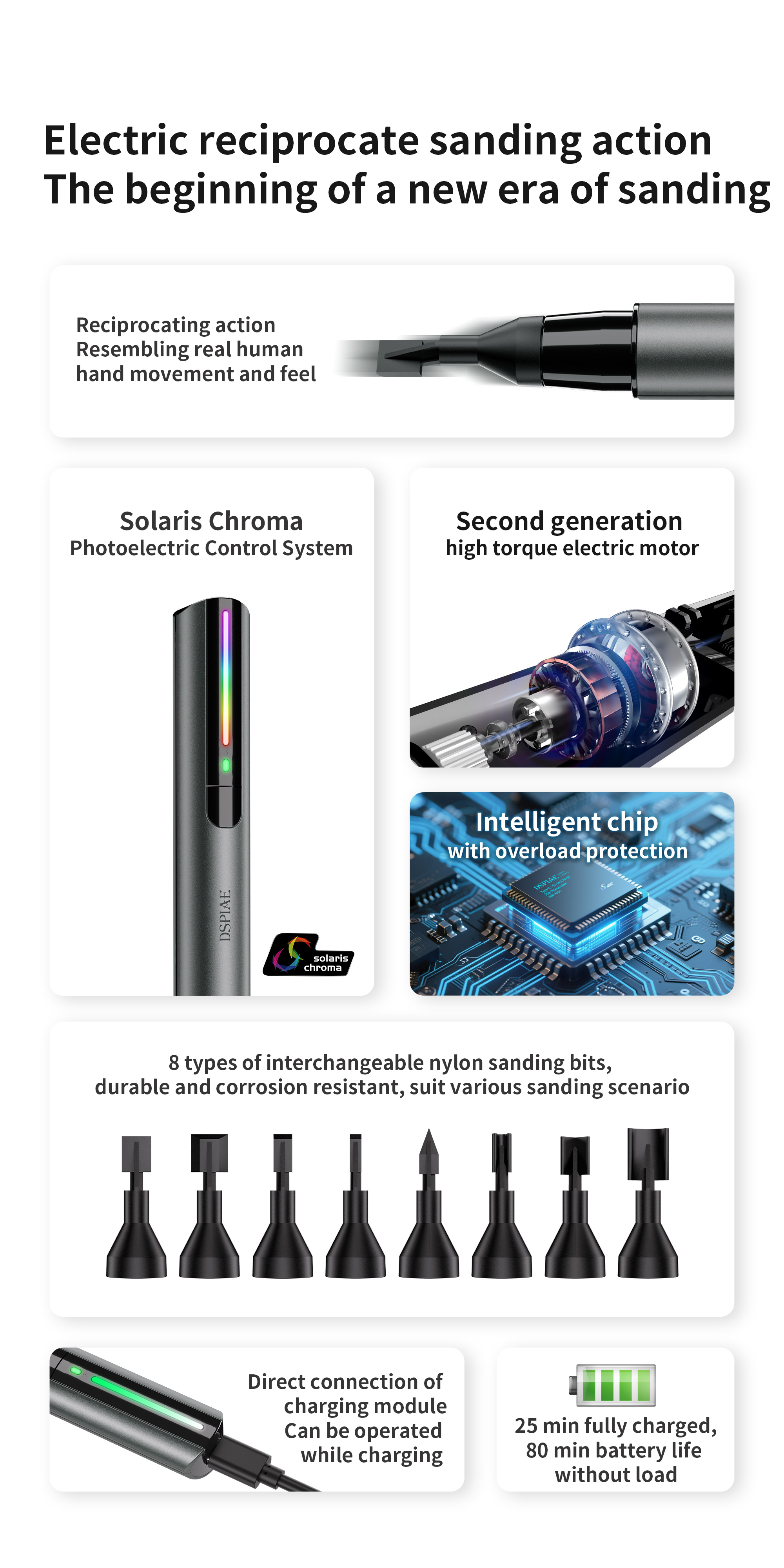 Dspiae Reciprocating Sander PRO # ES-A PRO