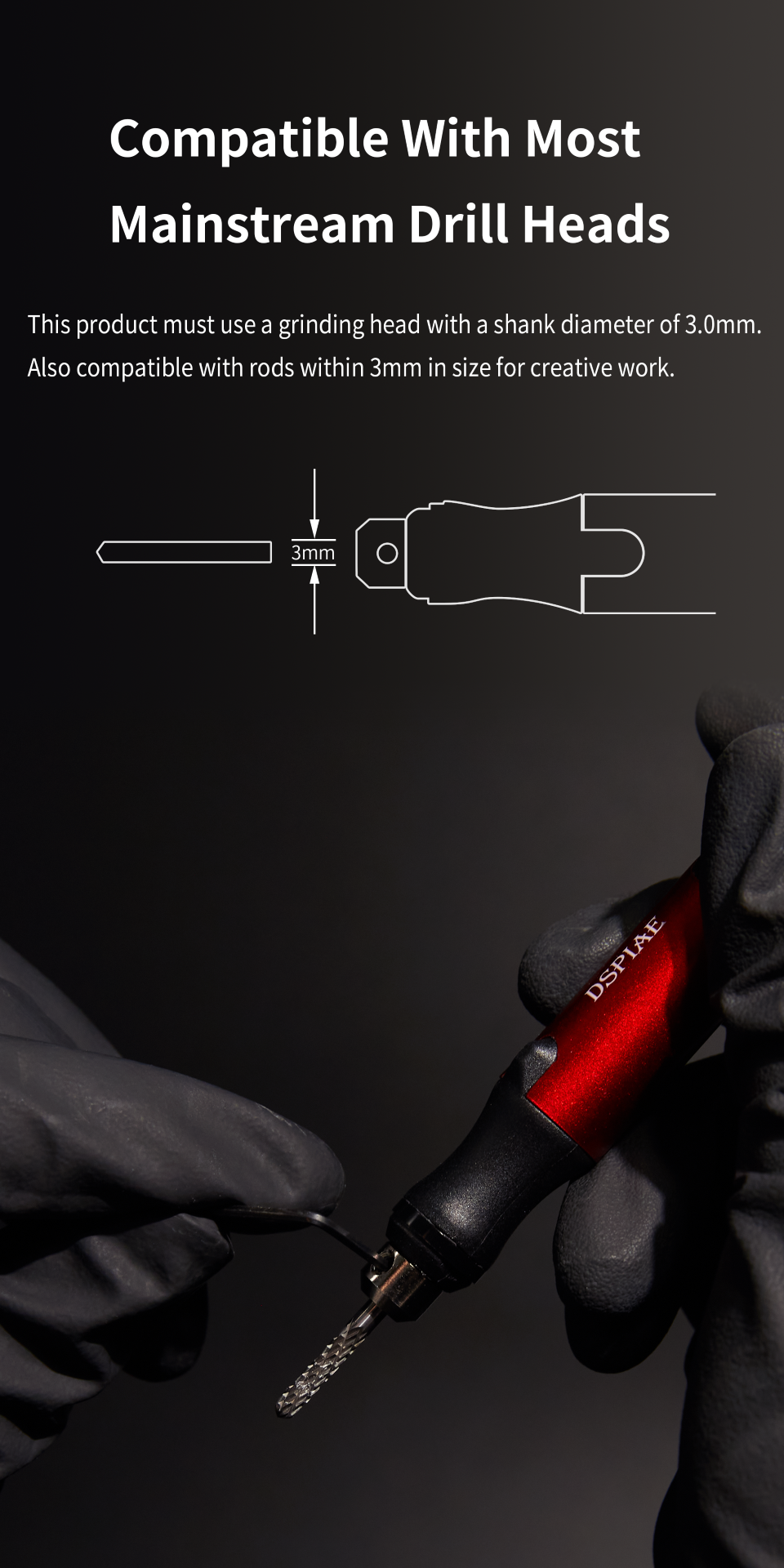 Dspiae Portable Electric Sanding Pen # ES-P