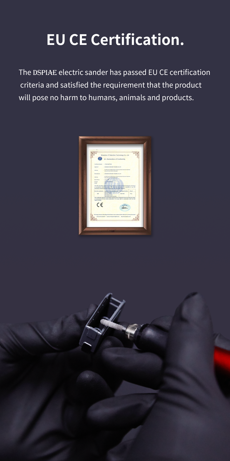 Dspiae Portable Electric Sanding Pen # ES-P