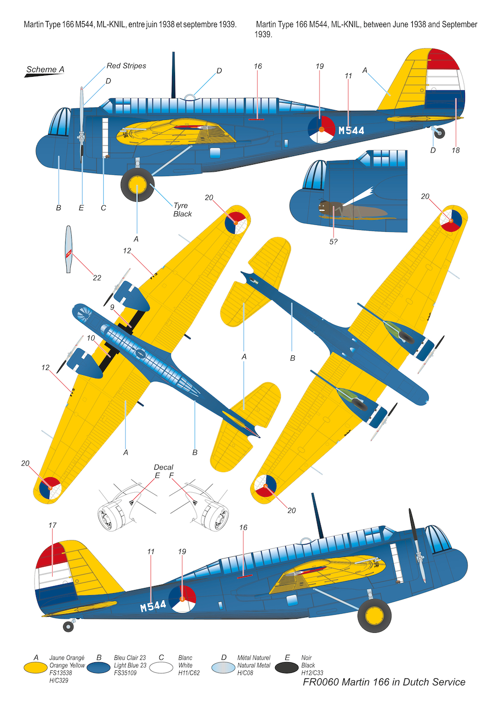 Frrom-Azur 1/72 Martin Type 166 Dutch Service # 0060