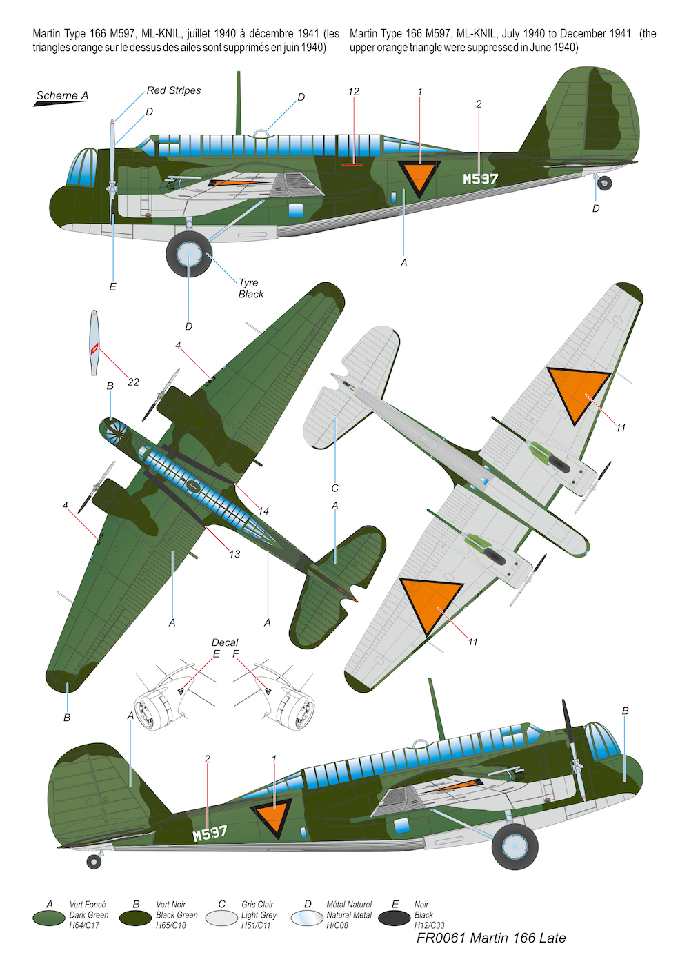 Frrom-Azur 1/72 Martin Type 166 Late # 0061