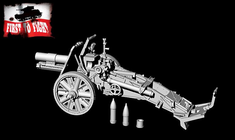 First To Fight Kits 1/72 German Heavy Infantry Gun 15 cm sIG33 # 102