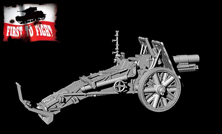 First To Fight Kits 1/72 German Heavy Infantry Gun 15 cm sIG33 # 102