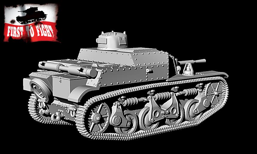 First To Fight Kits 1/72 French Tank Destroyer AMR35 ZT3 # 103