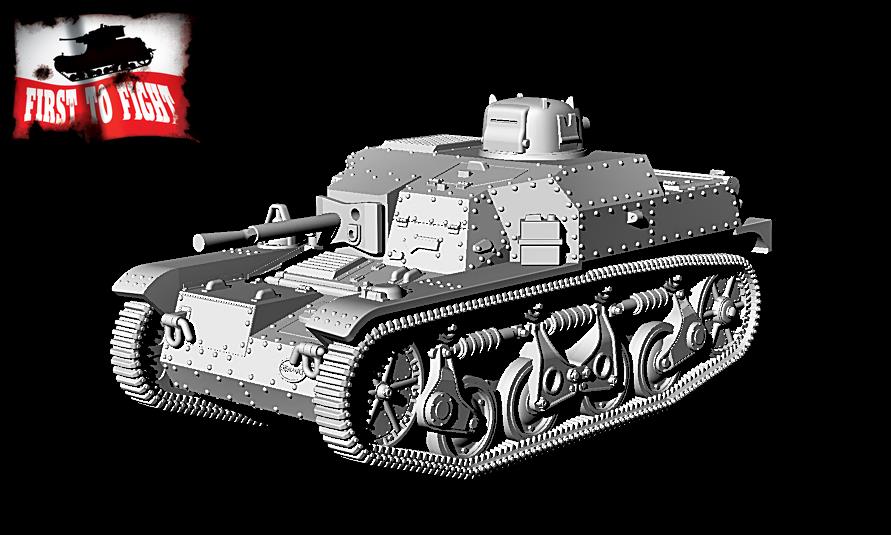 First To Fight Kits 1/72 French Tank Destroyer AMR35 ZT3 # 103