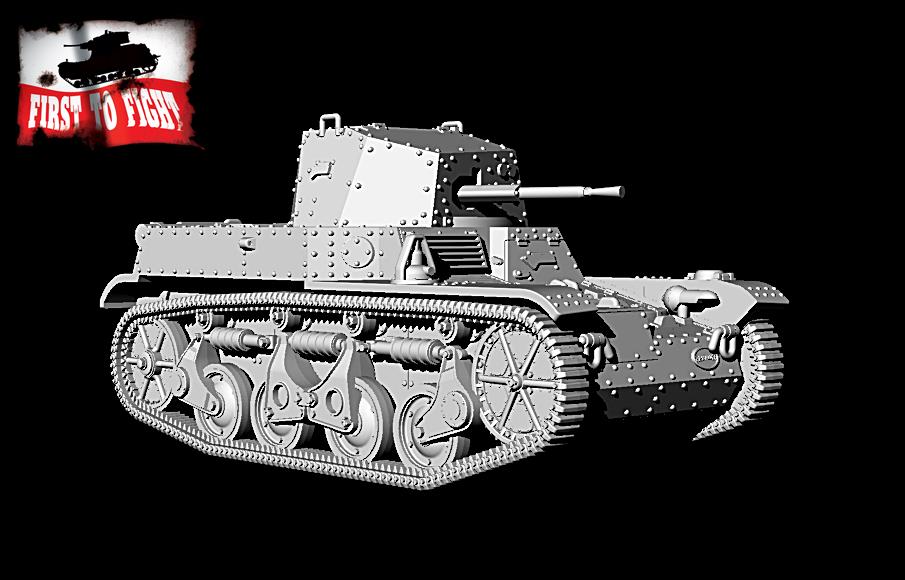First To Fight Kits 1/72 French Reconnaissance Tank AMR35 ZT 1b # 108